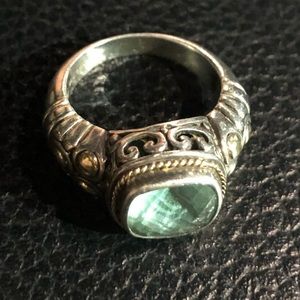 Effy Green Prasiolite Ring